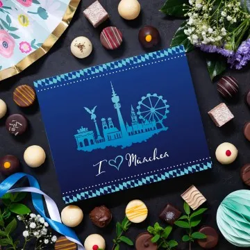 I love München XL - Pralinen, ohne Alkohol handmade