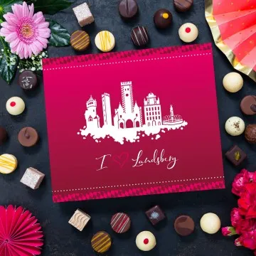 I love Landsberg XXL - Pralinen, ohne Alkohol handmade
