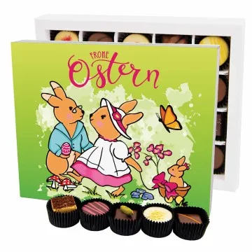 Hasenfamilie XL - Pralinen, ohne Alkohol handmade