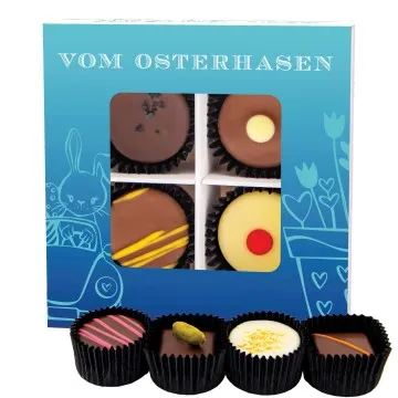 Vom Osterhasen - Pralinen, ohne Alkohol handmade
