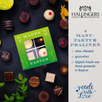 Happy Easter - Pralinen, ohne Alkohol handmade