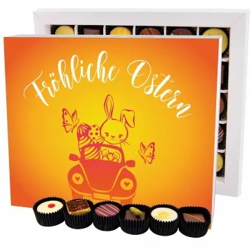 Fröhliche Ostern XXL - Pralinen, ohne Alkohol handmade
