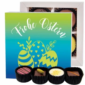 Frohe Ostern - Pralinen, ohne Alkohol handmade
