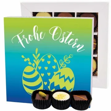 Frohe Ostern L - Pralinen, ohne Alkohol handmade