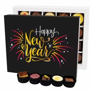 Happy New Year XL - Pralinen, ohne Alkohol handmade