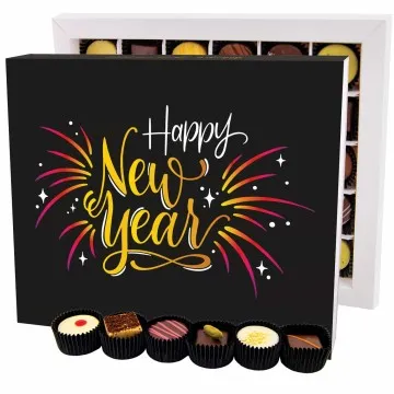 Happy New Year XXL - Pralinen, ohne Alkohol handmade