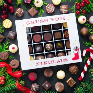 Gruß vom Nikolaus XL - Pralinen, mit & ohne Alkohol