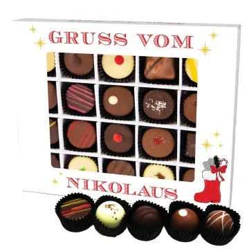 Gruß vom Nikolaus XL - Pralinen, mit & ohne Alkohol
