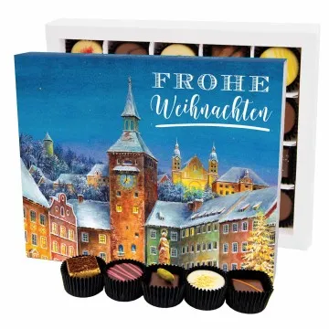 Frohe Weihnachten LL XL - Pralinen, ohne Alkohol handmade