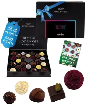 FirstClass Vegane Selection - Vegane Pralinen, mit & ohne Alkohol