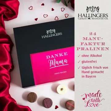 Danke Mama - Pralinen, ohne Alkohol handmade