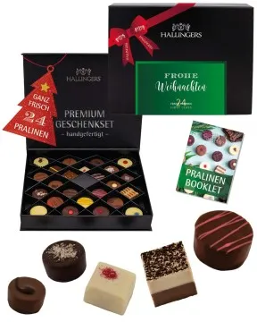 Frohe Weihnachten - Pralinen, ohne Alkohol handmade