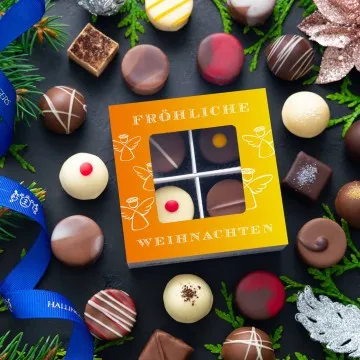 Fröhliche Weihnachten - Pralinen, mit & ohne Alkohol