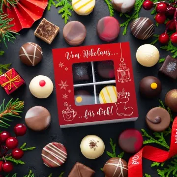 Vom Nikolaus für Dich - Pralinen, mit & ohne Alkohol