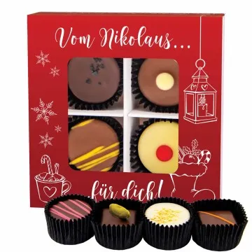 Vom Nikolaus für Dich - Pralinen, mit & ohne Alkohol