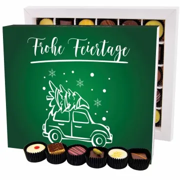 Frohe Feiertage XXL - Pralinen, ohne Alkohol handmade