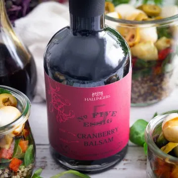 No. 5 (3% SäureCranberry-Balsam) - Gourmet-Essig, in Geschenk-Flasche