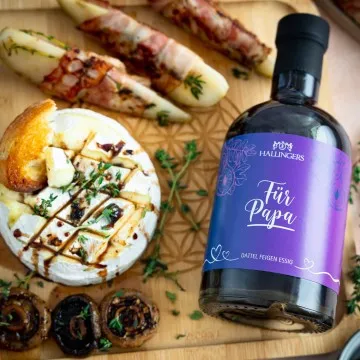 Für Papa (3% SäureDattel-Feigen-Essig) - Gourmet-Essig, in Geschenk-Flasche