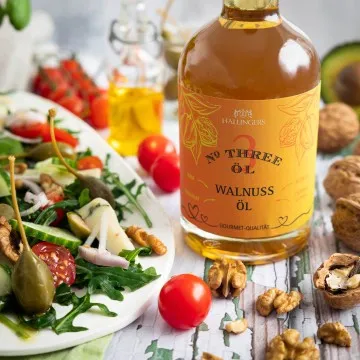 No. 3 (Samtiges Walnussöl) - Premium-Öl, in Geschenk-Flasche