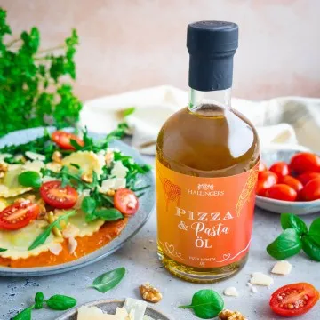 Pizza & Pasta Öl - Premium-Öl, in Geschenk-Flasche
