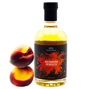 Alter Weinbergpfirsich (40% vol.) - Premium-Likör, in Geschenk-Flasche