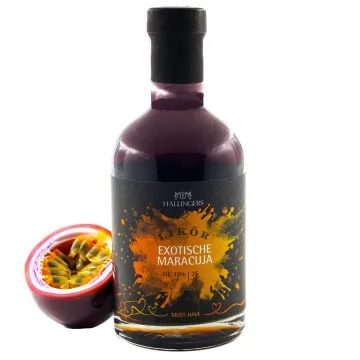 Maracuja (18% vol.) - Premium-Likör, in Geschenk-Flasche
