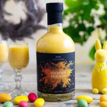 Eierlikör (20% vol.) - Edel-Sahnelikör, in Geschenk-Flasche