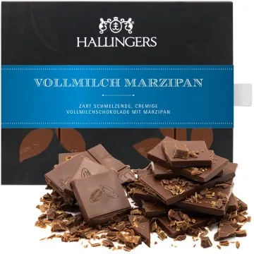 Vollmilch-Tafel Marzipan (Marzipan) - Schokolade, handmade ohne Alkohol