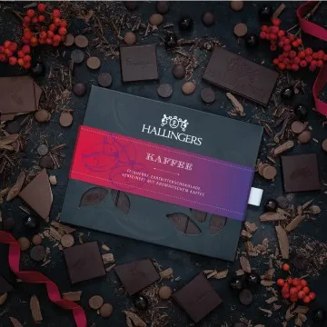 Zartbitter-Tafel Kaffee (Kaffee) - Vegane Schokolade, handmade ohne Alkohol