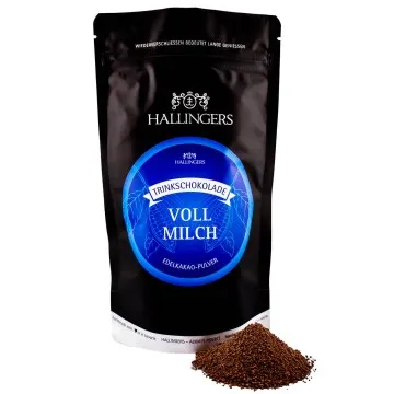 Vollmilch (Edelvollmilch) - Trinkschokolade, Edelkakao ohne Alkohol