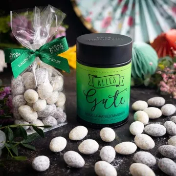 Alles Gute - Nougat-Mandeln, handmade ohne Alkohol