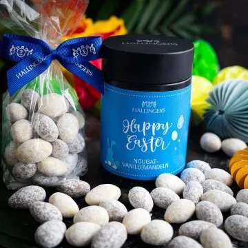 Happy Easter - Nougat-Mandeln, handmade ohne Alkohol