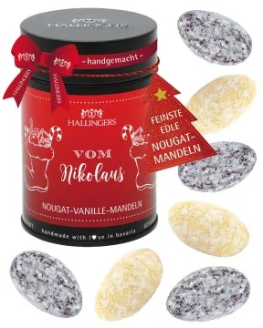 Vom Nikolaus - Nougat-Mandeln, handmade ohne Alkohol