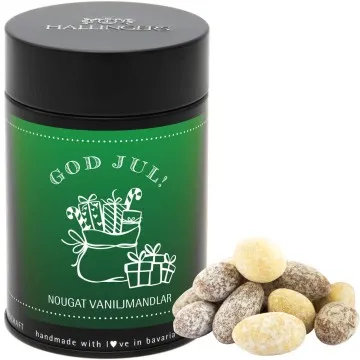 God Jul, green - Nougat-Mandeln, handmade ohne Alkohol