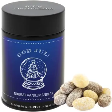 God Jul, blue - Nougat-Mandeln, handmade ohne Alkohol