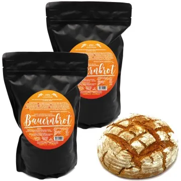 Bauernbrot - Brotbackmischung-Set, für Brot selber backen