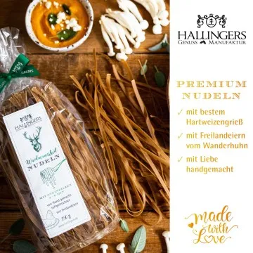 Steinpilz Nudeln - Edel-Pasta, aus Hartweizengries