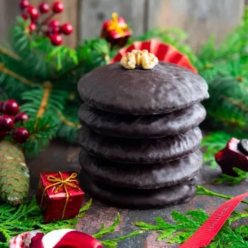 Walnuss Zartbitter - Elisen-Lebkuchen, handmade hoher Kernanteil