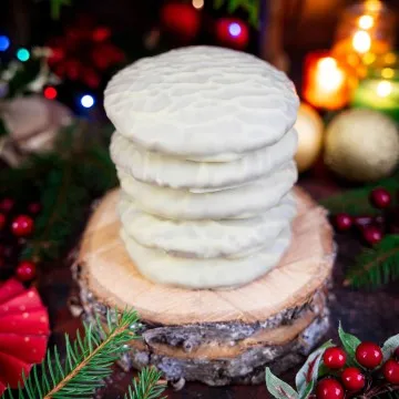 Weiße Schokolade - Elisen-Lebkuchen, handmade hoher Kernanteil