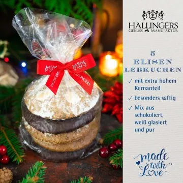 Selection - Elisen-Lebkuchen, handmade hoher Kernanteil