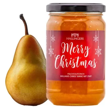 Merry Christmas (Williams-Christ-Birne) - Fruchtaufstrich, handgerührt Kupferkessel
