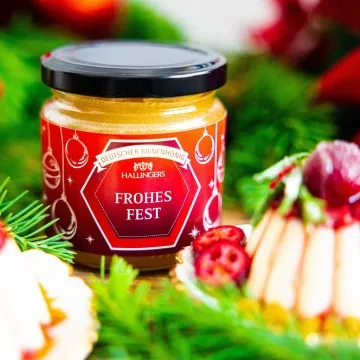 Frohes Fest (Wald & Blüte) - Honig, ungefiltert vom Imker
