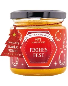 Frohes Fest (Wald & Blüte) - Honig, ungefiltert vom Imker