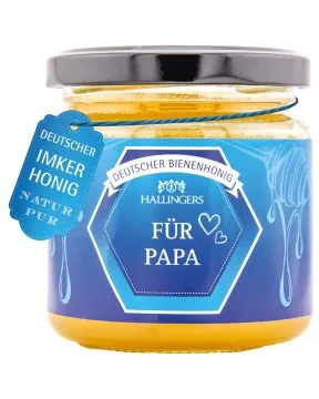 Für Papa (Wald & Blüte) - Honig, ungefiltert vom Imker