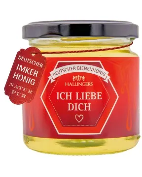 Ich liebe Dich (Akazie & Robinie) - Honig, ungefiltert vom Imker