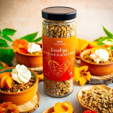 Knackiges Knusper Müsli - Gourmet-Müsli, frisch aus der Mühle