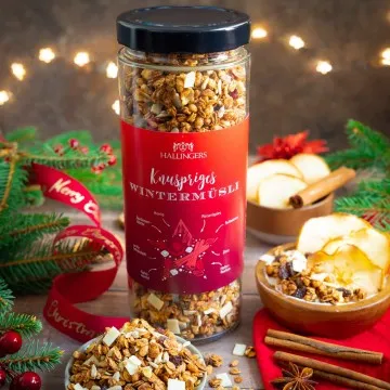 Knuspriges Winter Müsli - Gourmet-Müsli, frisch aus der Mühle