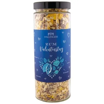 Zum Valentinstag, blue (Schokoladen-Müsli) - Gourmet-Müsli, frisch aus der Mühle