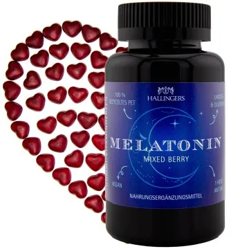 Melatonin - gut schlafen Gummies, 60 vegane Vitaminherzen