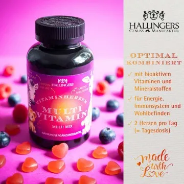 Multi, Safari - Multivitamin Gummies, 120 vegane Vitaminherzen